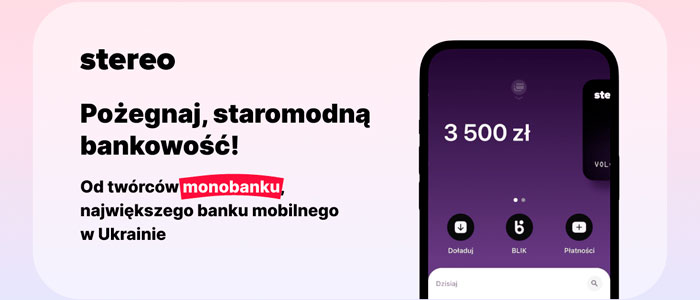 mobilny bank stereo Polska